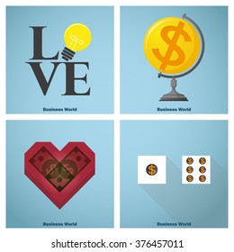 Business concept Idea Artwork ,vector,illustration