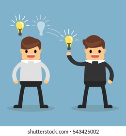 Business concept Ideas Sharing
