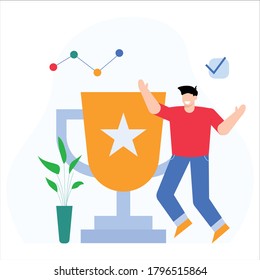 Business concept illustration landing page