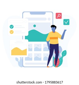 Business concept illustration Premium Vector