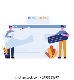 Business concept illustration Premium Vector