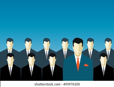 Business concept illustration. Teamwork