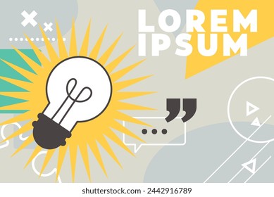 Business concept illustration. Vector illustration of idea, startup, brainstorming, creativity, innovation. Creative concept for web banner, social media banner, business presentation, marketing mater