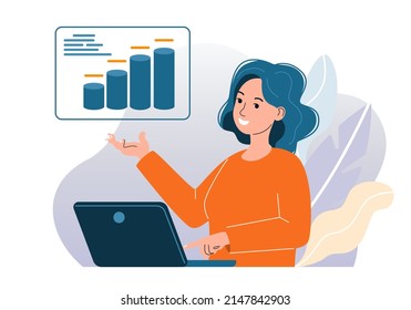 Business concept illustrations. Personal productivity and task management. Freelance, efficiency, work rate, perfomance, time management. Vector flat