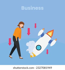 Business Concept illustrations. business process, team work and human resource management. Collection of scenes with men and women taking part in business activities. Vector illustration	