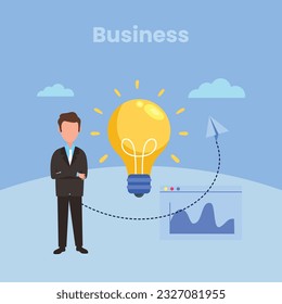 Business Concept illustrations. business process, team work and human resource management. Collection of scenes with men and women taking part in business activities. Vector illustration	