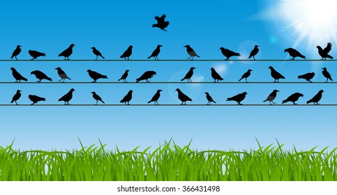 Business concept of individual independence, determination, mental superiority over the majority. For leadership, leader, idea generation. Vector Illustration EPS10