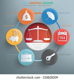 Business concept info graphic design,clean vector