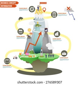 business concept infographic