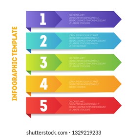 Business concept infographics design with marketing icons for brochure, diagram, workflow, timeline, web design. 