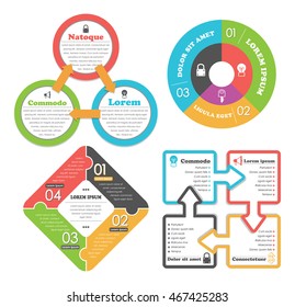 Business concept infographics set