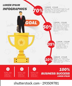 Business Concept , Infographics ,Vector Illustration