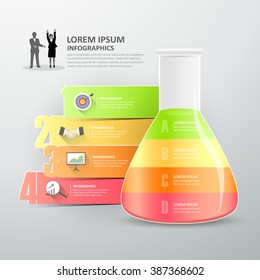 Business concept infographics. Vector illustration. can be used for workflow layout, diagram, number options, graphic or website layout.