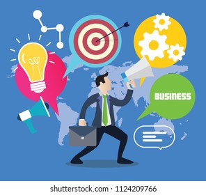 Business concept - infographics web set