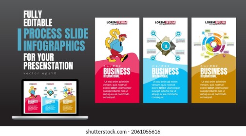 Business concept for internet banners, social media banners or presentation, vector illustration 