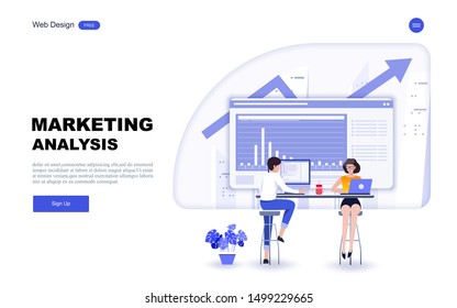 Business concept for  marketing ,analysis and brainstorm, teamwork, creative innovation, consulting and project management strategy.Vector illustration.