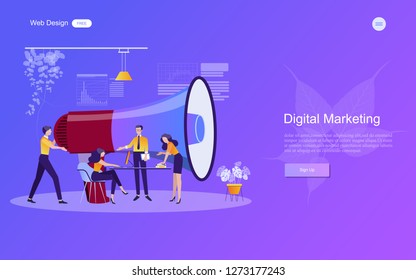 Business concept of marketing for banner and website templates Strategy and content management, analysis including marketing promotion, vector illustration.