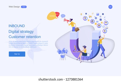 Business concept of marketing for banner and website templates Strategy and content management, analysis including marketing promotion, vector illustration.