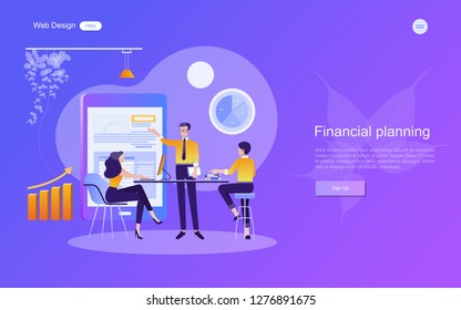 Business concept for marketing for banner and website. Strategy and management, analysis,optimization including marketing promotion. Vector illustration.