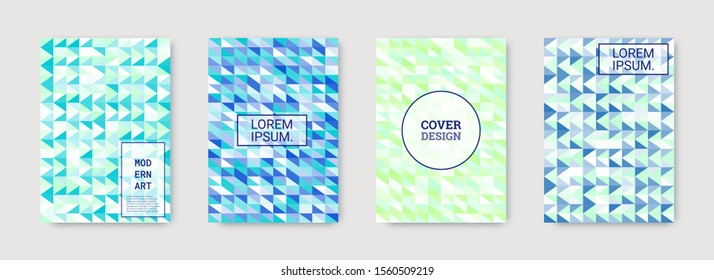 Business Concept. Mosaic Brochure with Bauhaus. Business Cover Template. Technology Web Background. Minimalistic Cover Book. Stylish Minimalistic Poster. Abstract Geometric Wallpaper.