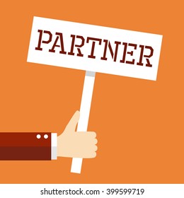 Business concept, Partner.
