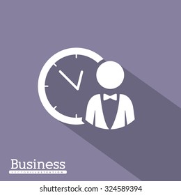 Business concept with pictogram design, vector illustration eps 10