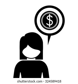Business concept with pictogram design, vector illustration eps 10