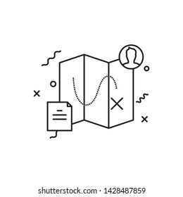 business concept. business planing vector. 