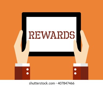 Business concept, Rewards.