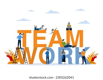 the business concept, said entrepreneur mutual cooperation to build teamwork, the concept of teamwork or jointly building a business or towards a goal. construction business project, abstract graphic 