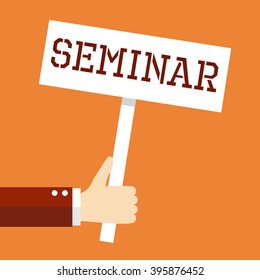Business concept, Seminar.