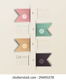 The business concept. Step-by-step.