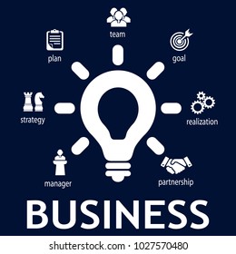 Business concept – stock vector