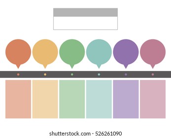 Business concept timeline. Infograph template, 