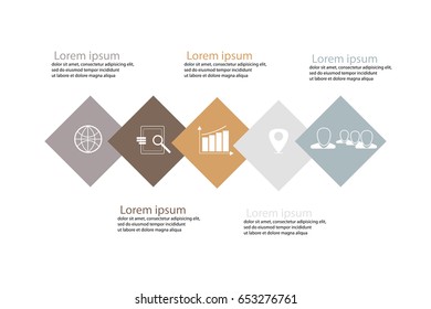 business concept timeline. Infograph template, infographic, vector banner can be used for workflow layout, diagram,presentation, education or any number option.