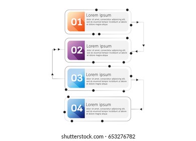 business concept timeline. Infograph template, infographic, vector banner can be used for workflow layout, diagram,presentation, education or any number option.