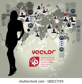 Business concept. Vector