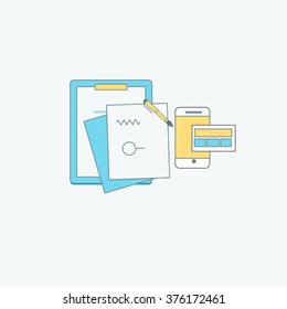 Business Concept. Vector illustration