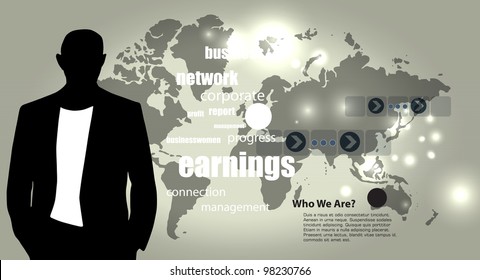 Business concept. Vector illustration.