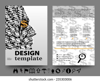 Business Concept vector illustration, modern template,infographic business plan.