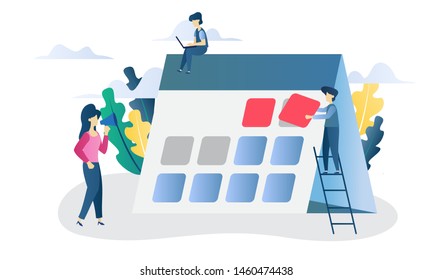 	
Business concept vector illustration, Target with an arrow, hit the target, goal achievement