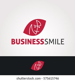 Business concept vector logo design template. Teamwork symbol. Social Network. Community icon.