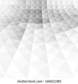 business concept, white & grey abstract perspective background