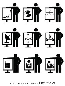 Business concept,icon set,Vector