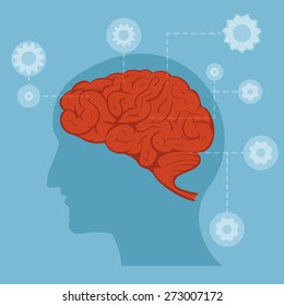 business concepts. the concept of human intelligence. people has an idea. Brain storming.
