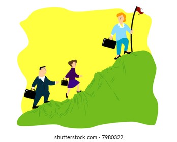 Business Concepts: Business Goal - Vector