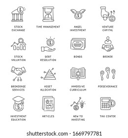 Business Concepts Hand Drawn icons - vector 