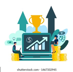 Business Concepts Investment Return On Investment Stock Vector (Royalty ...