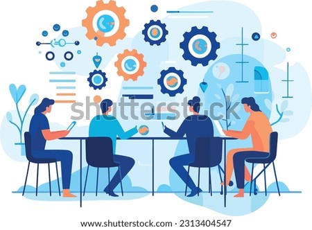 Business concepts like teamwork, innovation, collaboration, or productivity. These visuals can be used in presentations, infographics, or articles related to entrepreneurship and corporate environment