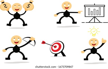 business conceptual background vector design

